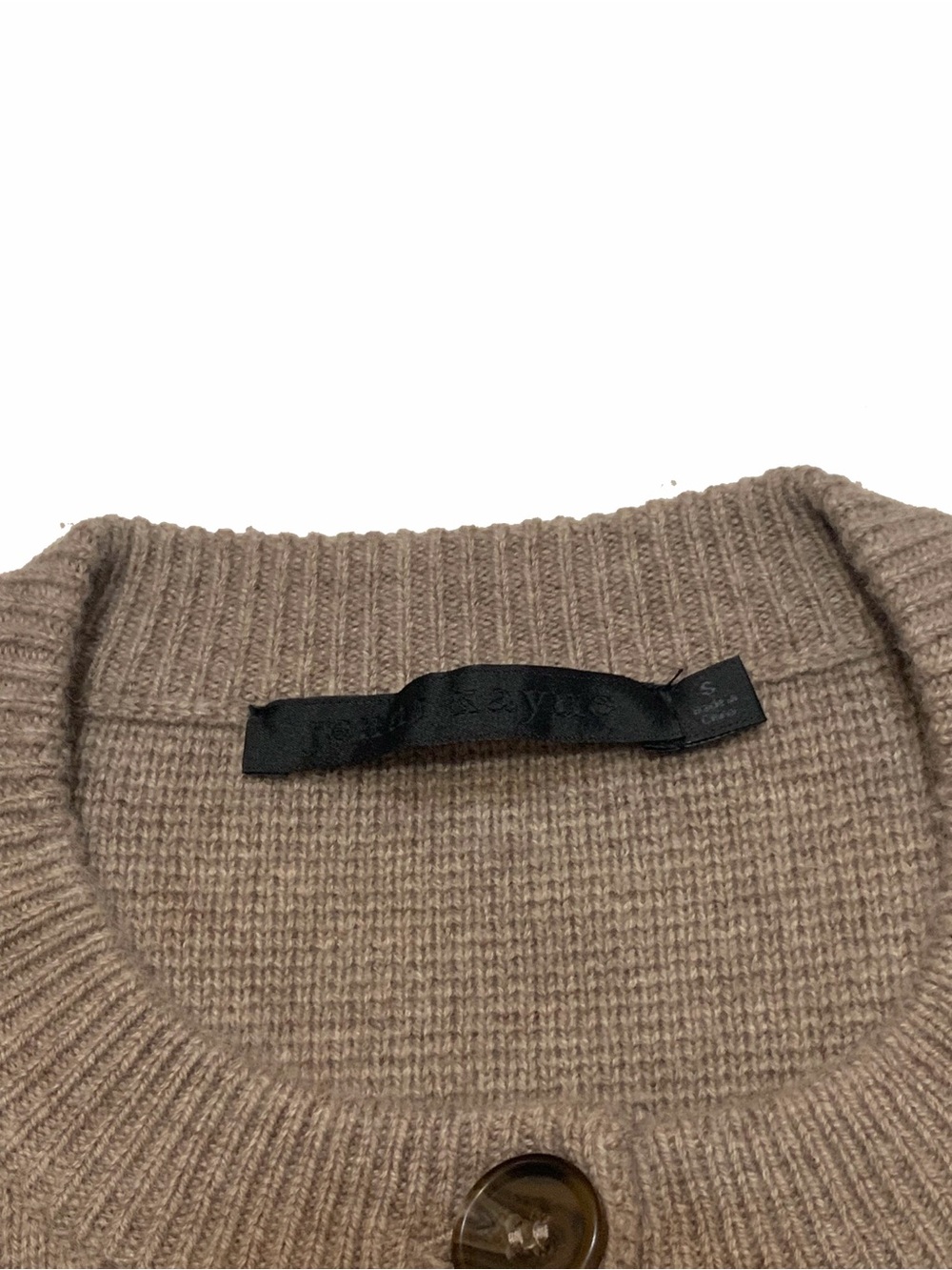 S / Jenni Kayne Cooper Cardigan - Taupe - Picture 3 of 5